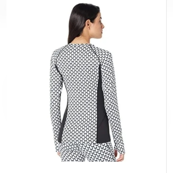 Obermeyer Discover Crew Long Sleeve Base Layer In Nome's Geo Size L - Picture 3 of 9